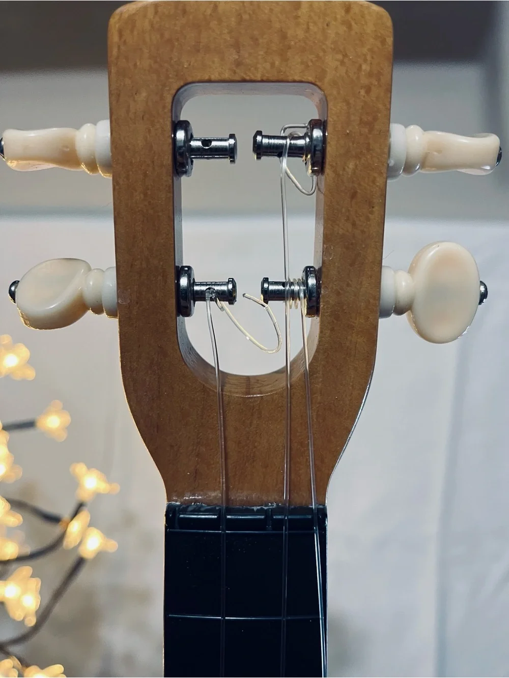 Green Parrot-Themed Ukulele Style Bird Toy